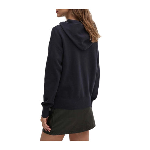 Tommy Hilfiger Cardigan Cardigan Donna con zip Blu - Francavilla Moda
